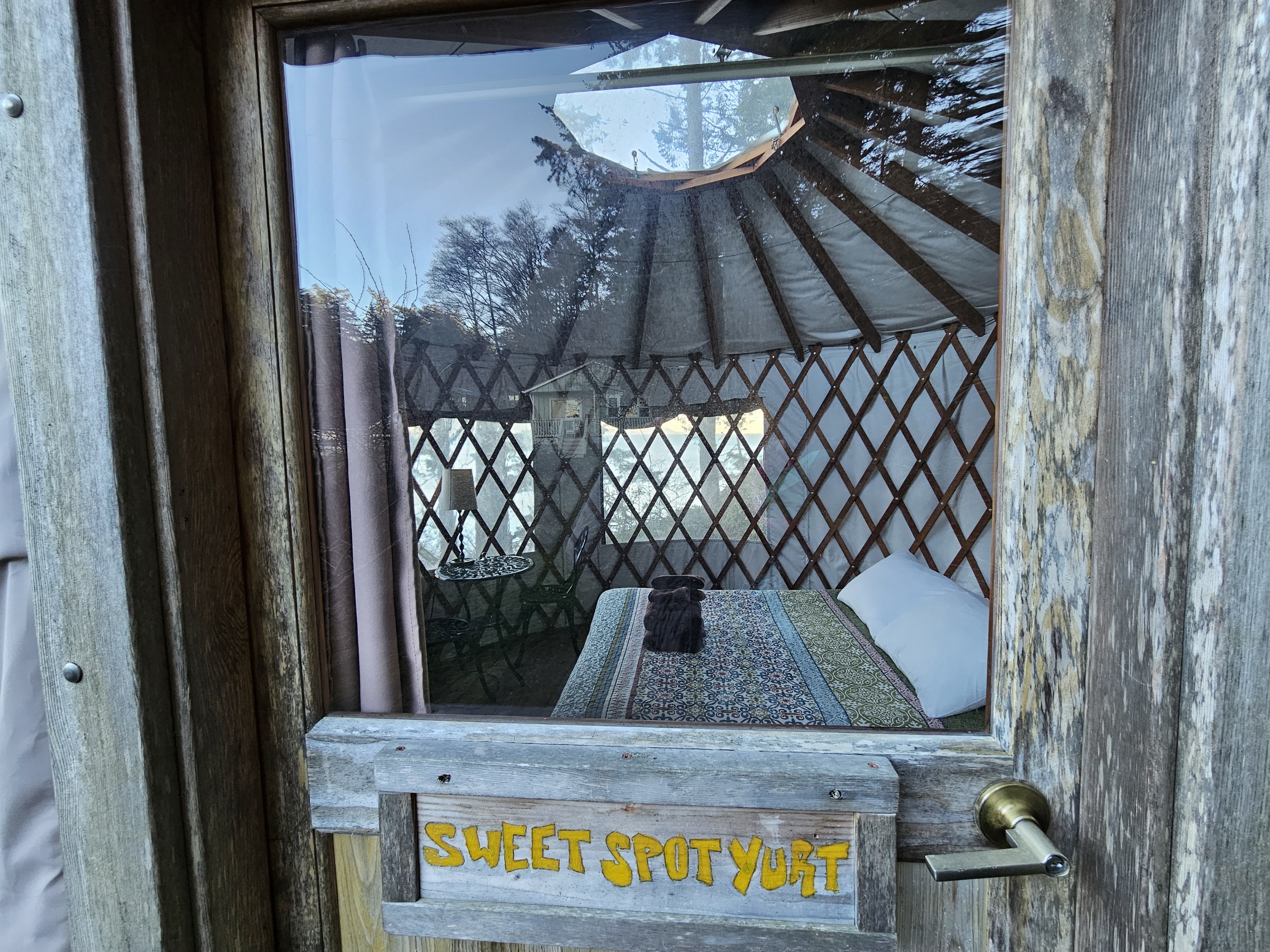 "sweet spot yurt"